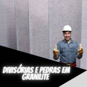 DIVISÓRIAS E PEDRAS EM GRANILITE 