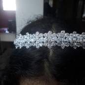 Tiara Prateada para Noivas
