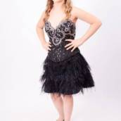 Vestido curto preto em Bauru