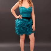 Vestido curto  azul em Bauru