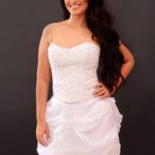 Vestido curto branco em Bauru