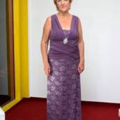 Vestido Lilás Plus Size em Bauru