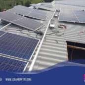 Instalação de placa solar
