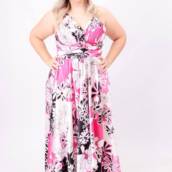 Vestido com estampa floral Plus Size em Bauru