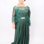 Vestido verde rendado Plus Size em Bauru