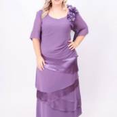 Vestido lilás Plus Size em Bauru