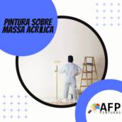 PINTURA SOBRE MASSA ACRÍLICA
