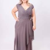 Vestido cinza Plus Size em Bauru
