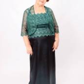 Vestido verde e preto Plus Size em Bauru