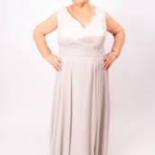 Vestido creme Plus Size em Bauru