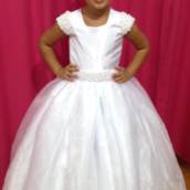 Vestido Daminha de Honra saia princesa Bauru