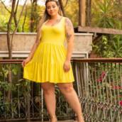 Vestido regata em malha, duas Marias em Bauru