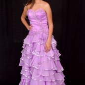 Vestido de Debutante Lilas Longo