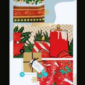 Tecido - Estampa natalina em Bauru
