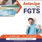 Antecipe seu FGTS
