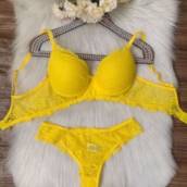 Conjunto de Lingerie - Amarelo