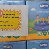 Piscina inflável 2,400 litros