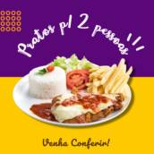 Pratos para 2 pessoas