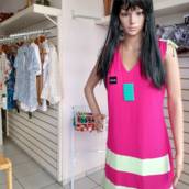 Vestido na cor pink Bauru