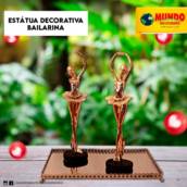 Estátua decorativa bailarina