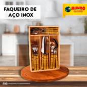 Faqueiro de aço inox