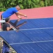 Instalação de placas solares fotovoltaicas