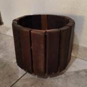 Vaso Cachepot redondo                    25 x 25 cm