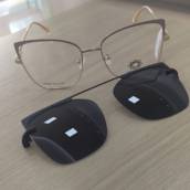 Óculos metal Clip-on