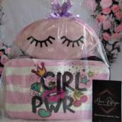 Kit Necessarie Rosa Claro Listrada em Bauru