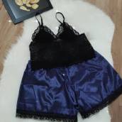 Lingerie preta e azul escuro em Bauru
