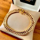 Pulseira de Ouro Trançada em Bauru
