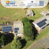 Instalação de energia solar para área rural