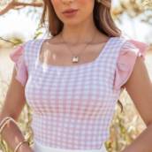 Blusa Modal Xadrez - U