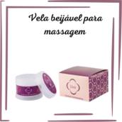 Vela beijável para massagem