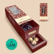 Caixa gaveta 12 brigadeiros Fiesta Gourmet CaMoA