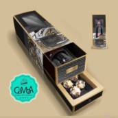 Caixa gaveta 12 brigadeiros Fiesta Gourmet CaMoA