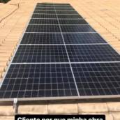 Instalação de placa fotovoltaica