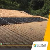 Manutenção de placa solar