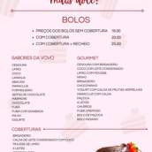 Confira nosso Cardápio de Bolos e Doces clicando aqui!