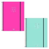 Planner Espiral 20 x 27,5 cm Neon 2022 – Sortido – Tilibra - Bauru