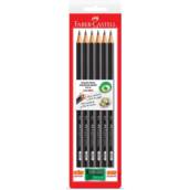 Lápis preto (sextavado) 1205 Max N.2b C/ Apontador – Faber-Castell BL.C/06 - Bauru