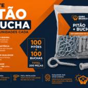 Pacote Parafuso Pitão com Bucha (c/100und)