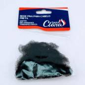 Rede Fina para Cabelo Santa Clara Preta c/ 2 unidades 358