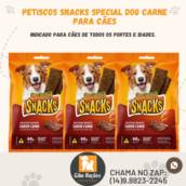 Petiscos snacks Special Dog carne para cães