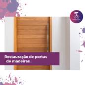 Restauração de portas de madeira