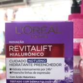Creme Facial Anti-idade L'Oréal Paris Revitalift Hialurônico Noturno, 49g
