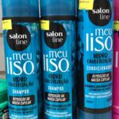 Kit Meu Liso Hidro Cauterização com Máscara de hidratação Salon Line