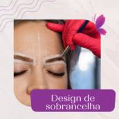 Design de sobrancelha 