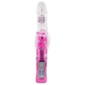  Vibrador Rotativo Vai E Vem Cor Pink Recarregável 36 Vibrações Gtoys