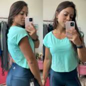 Cropped dry fit tamanho único